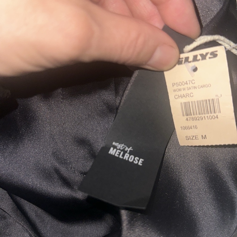 Brand new size Medium Satin Cargo pants - Picture 6 of 7